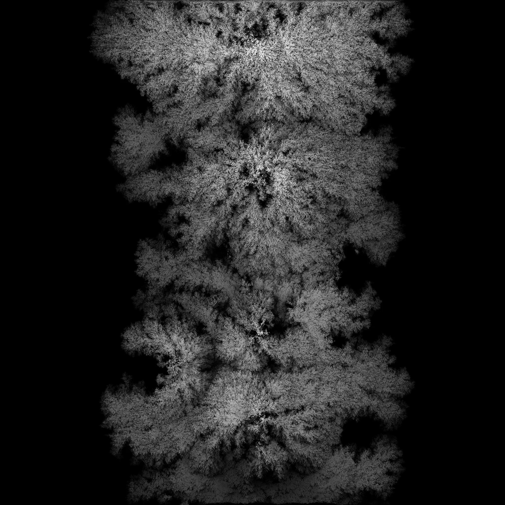 Image analysis and SDF tools used to construct a crystalline growth study
