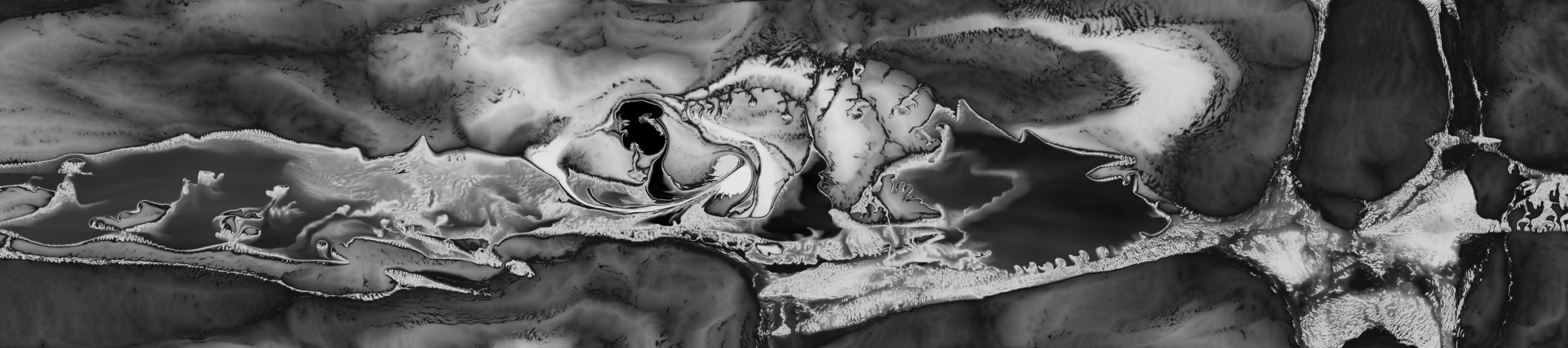 Panoramic monochrome field study made with MotionCOPs